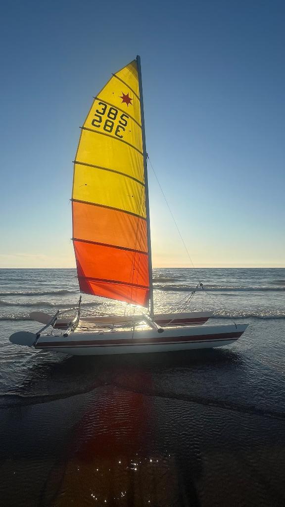 Dart 15 Catamaran, Watersport en Boten, Catamarans, Gebruikt, Geen motor, 5 m, Ophalen of Verzenden