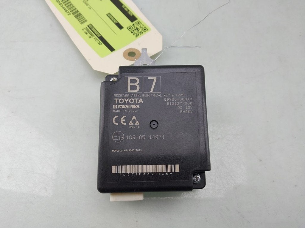 ORDINATEUR GESTION PRESSION DES PNEUMATIQUES (|897B00D010|89, Kundenbetreuung@toyota.de, Toyota, Utilisé, Toyota-Allee 2
50858  Köln, DE