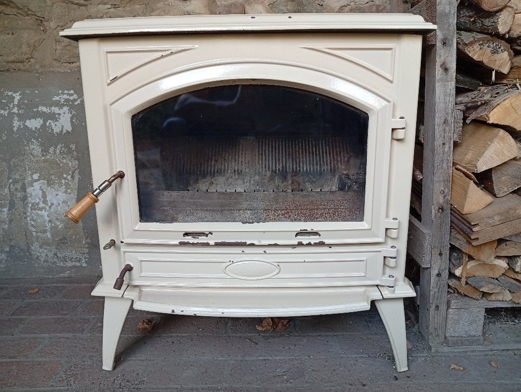 Dover 760 GM 11kW fornuis, Ophalen, Gebruikt, Houtkachel, Vrijstaand
