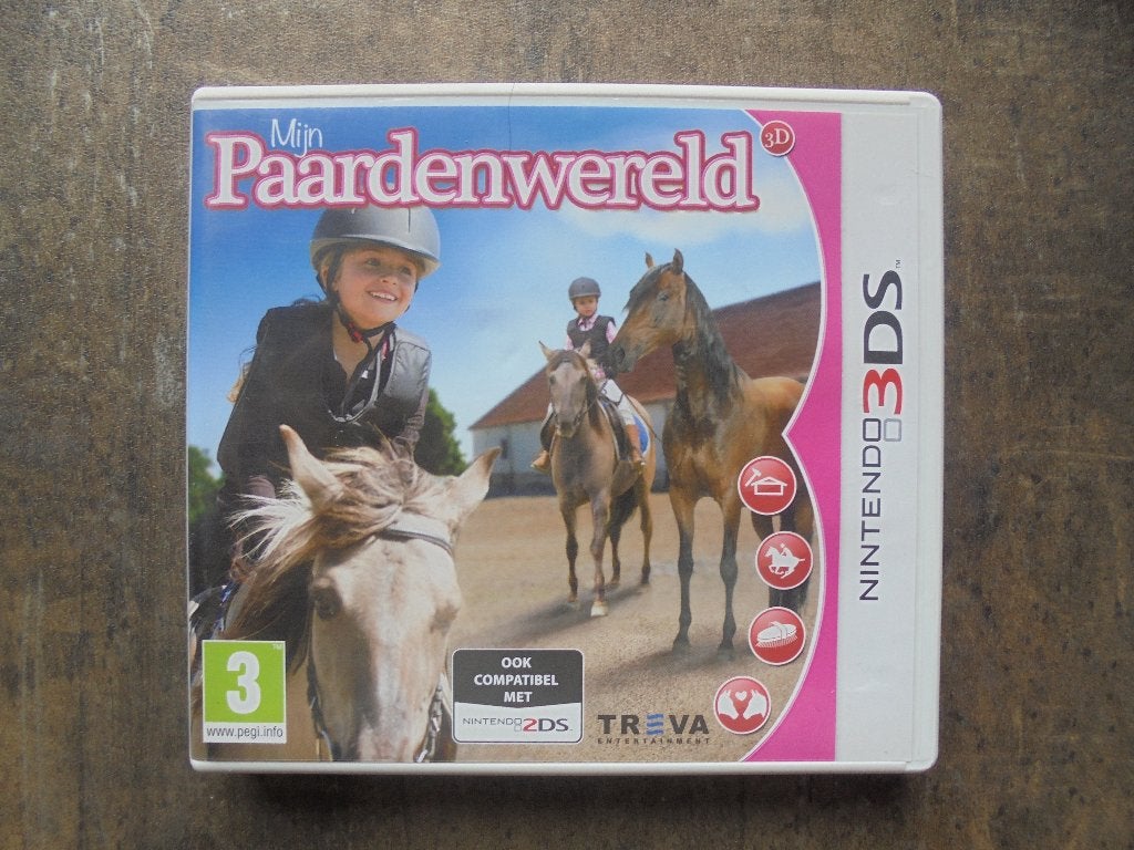 Mijn Paardenwereld voor 3DS (zie foto's), Games en Spelcomputers, Games | Nintendo 2DS en 3DS, Gebruikt, 1 speler, Ophalen of Verzenden
