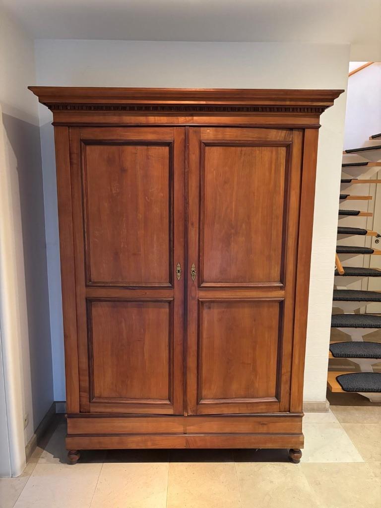 Antieke vestiaire kast, Antiek en Kunst, Ophalen