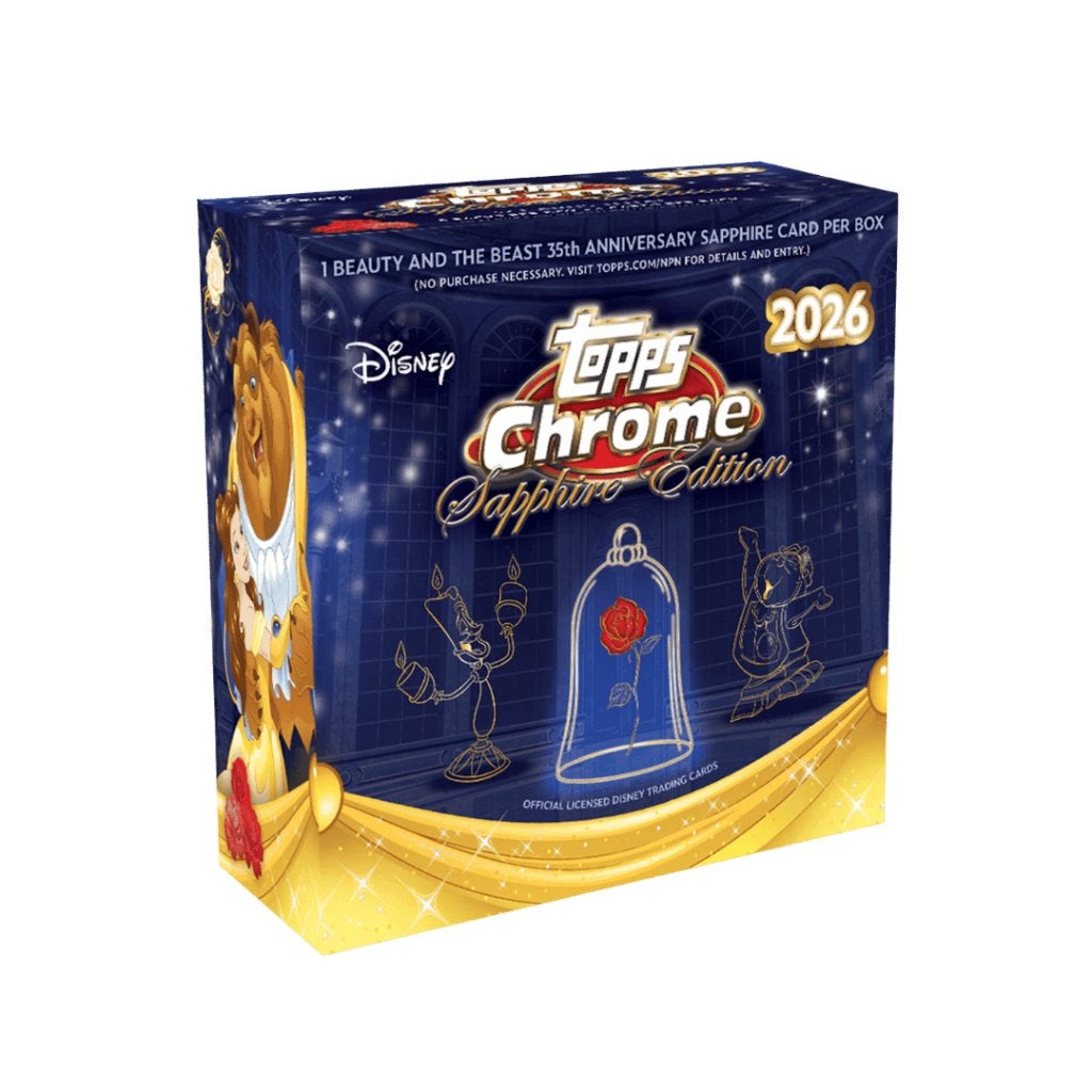 Boîte de loisirs Topps Chrome Disney Sapphire Edition 2026, Enlèvement ou Envoi, Neuf, Booster box, Foil