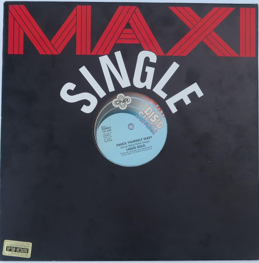 Liquid Gold - Dansez avec le vertige. Maxi, CD & DVD, Vinyles | Dance & House, 12 pouces, Enlèvement ou Envoi, 1980 - 1989, Utilisé