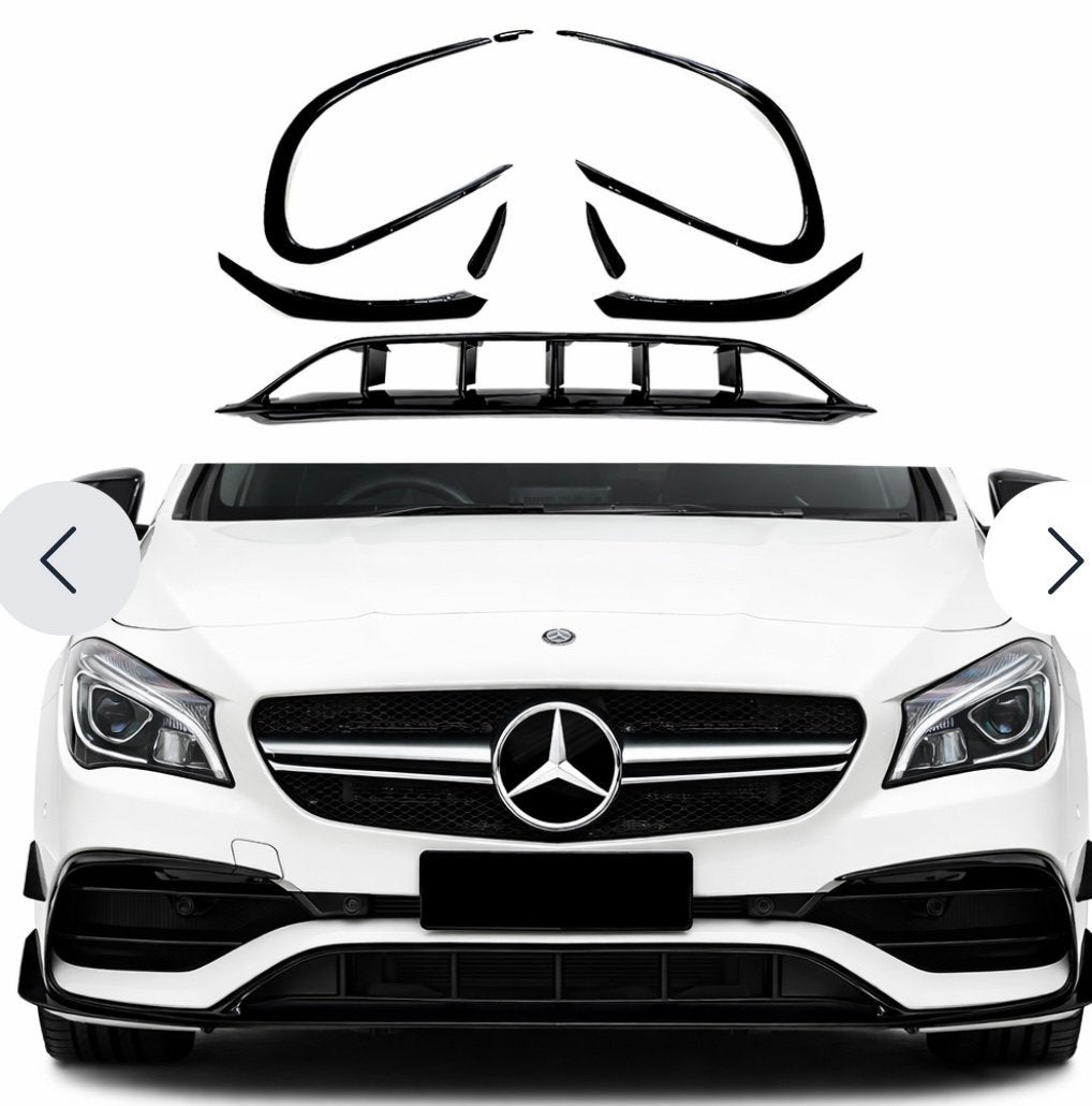 Frontspoiler pakket Mercedes Cla c117/x117 Amg Line, Auto-onderdelen, Carrosserie, Voor, Mercedes-Benz, Nieuw, Ophalen of Verzenden