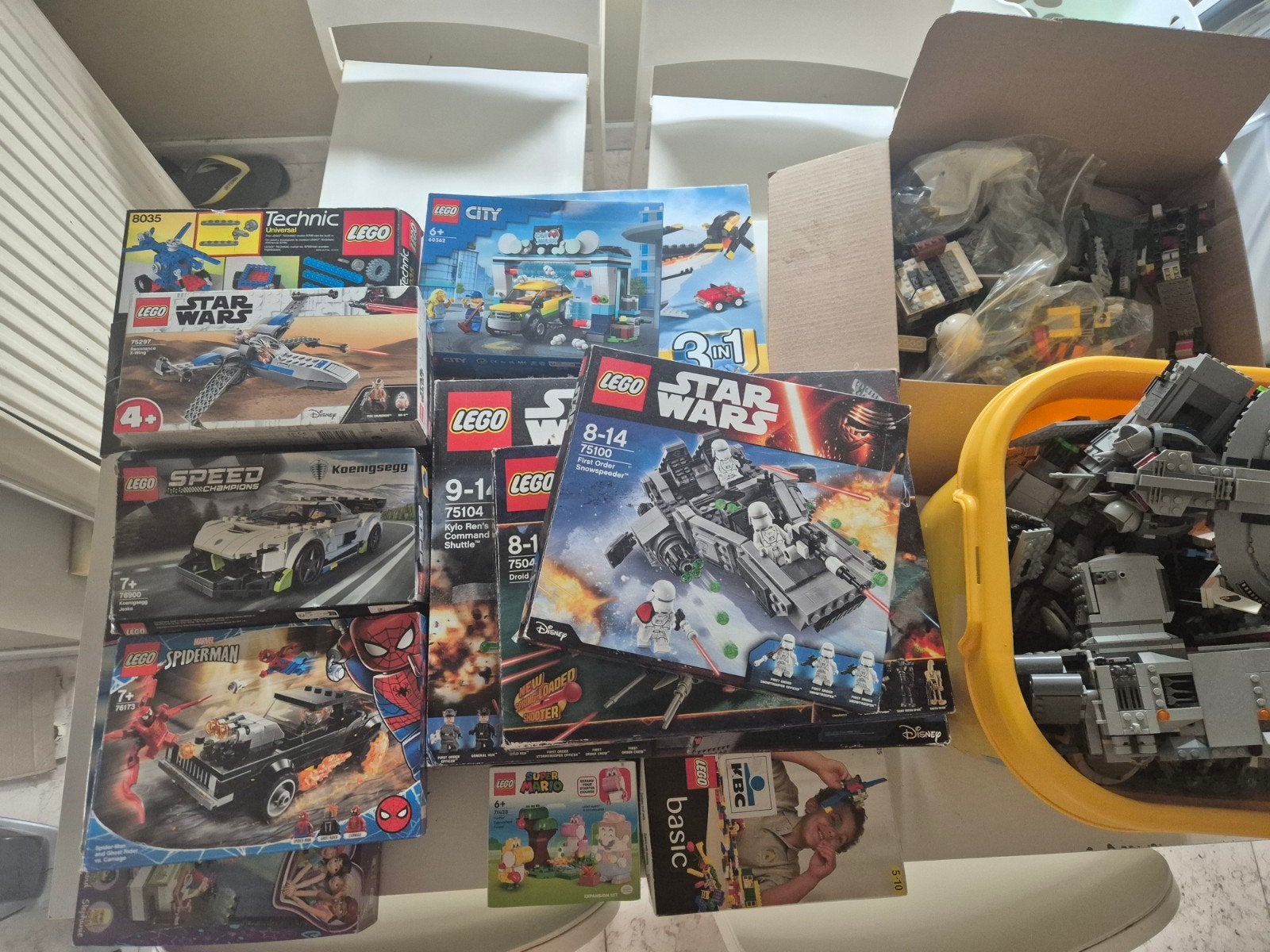 Groot LEGO Verzamellot – Star Wars, Mario, Technic, Minifigu, Enlèvement