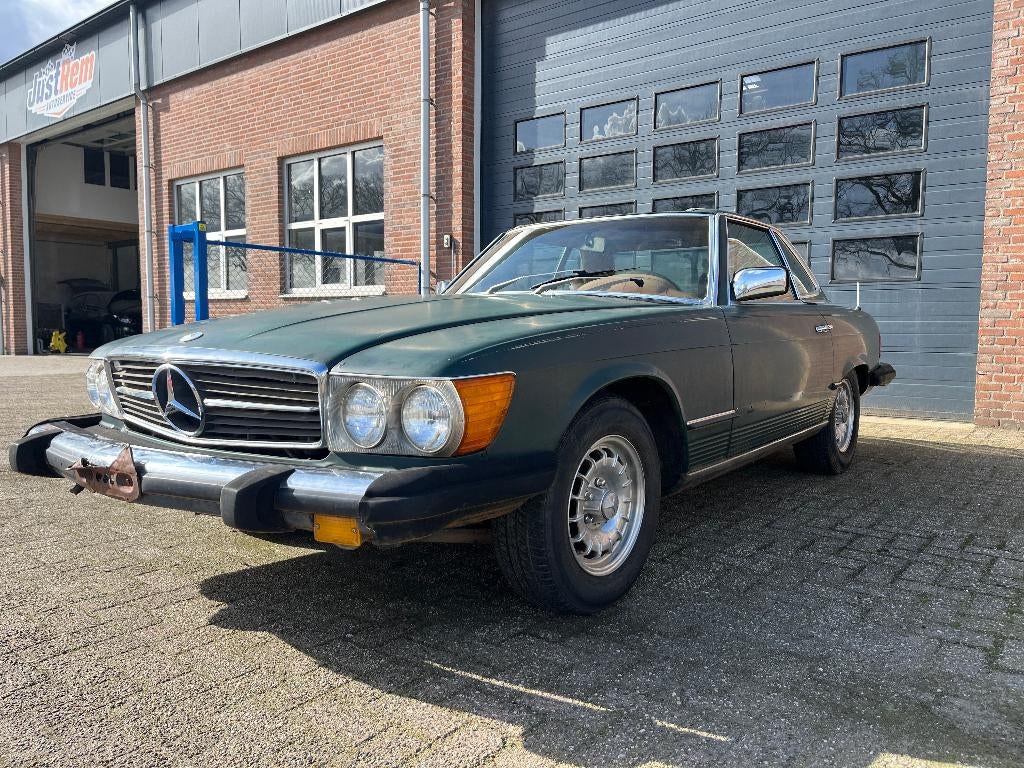 Mercedes 450SL 1976, Automaat, Achterwielaandrijving, Beige, Mercedes-Benz