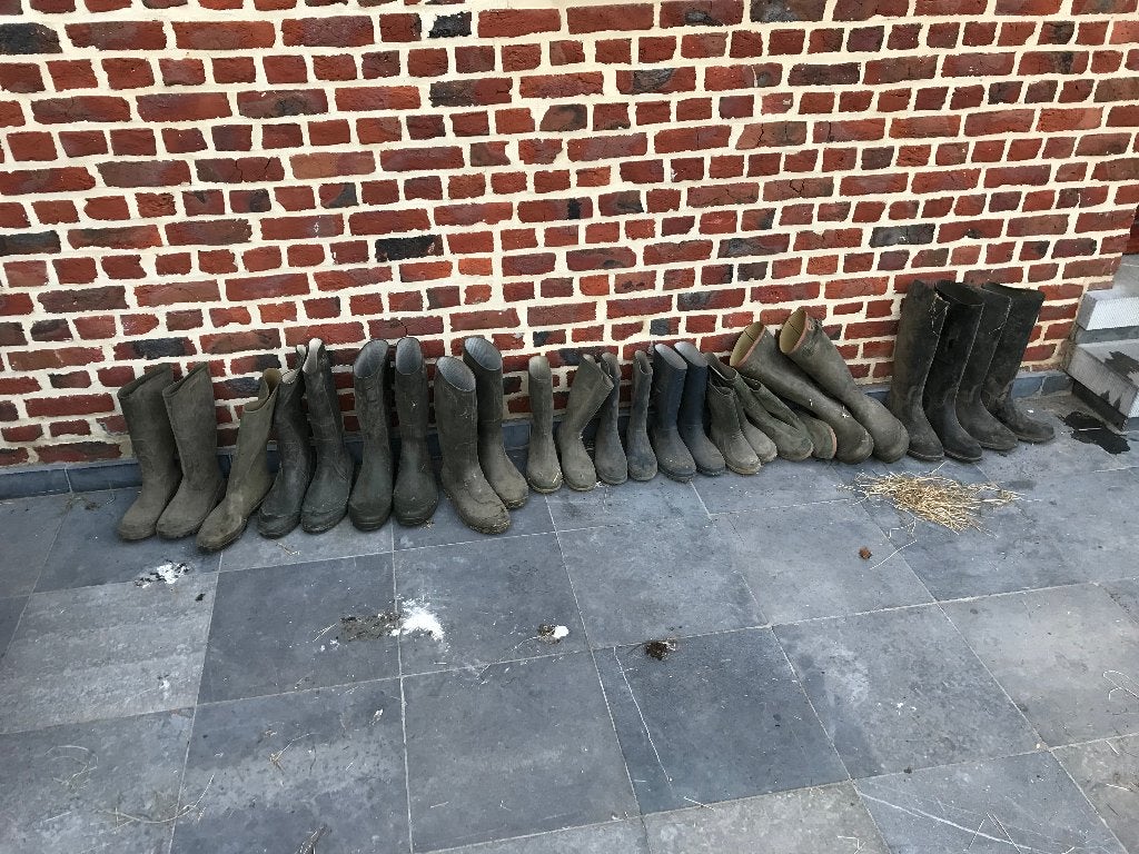 laarzen, Ophalen, Gebruikt