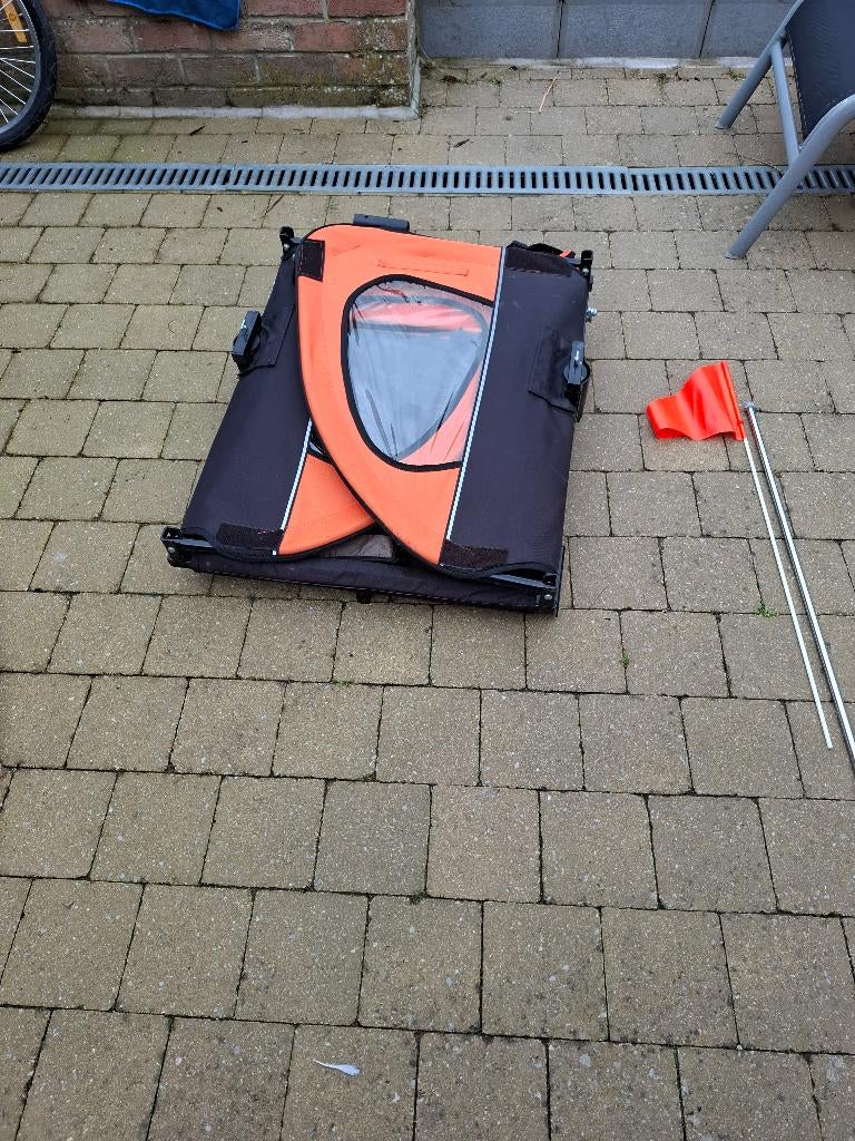 Fietskar, Opvouwbaar, 20 tot 40 kg, Zo goed als nieuw, Kinderkar