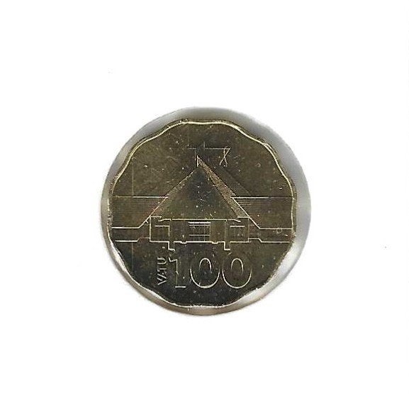 Vanuatu, 100  Vatu 2015, Nation's Parliament House., Postzegels en Munten, Munten | Oceanië, Ophalen of Verzenden, Losse munt