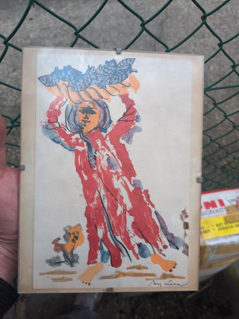 May Naéma prentje, Antiek en Kunst, Antiek | Boeken en Manuscripten, Ophalen