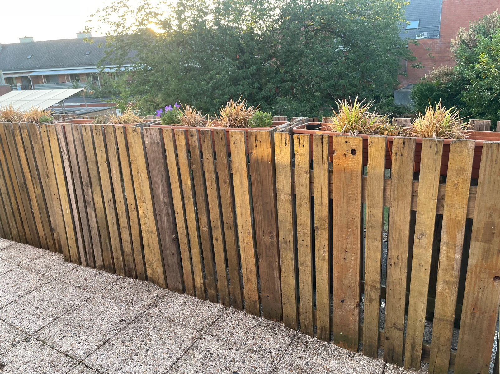 Houten bloembakken uit palletten, Ophalen, Minder dan 3 meter, Hout, 1 tot 2 meter