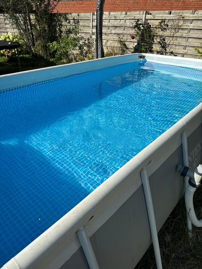 Intex zwembad 4x2m - compleet, Ophalen, Gebruikt, 200 tot 300 cm, 80 tot 120 cm