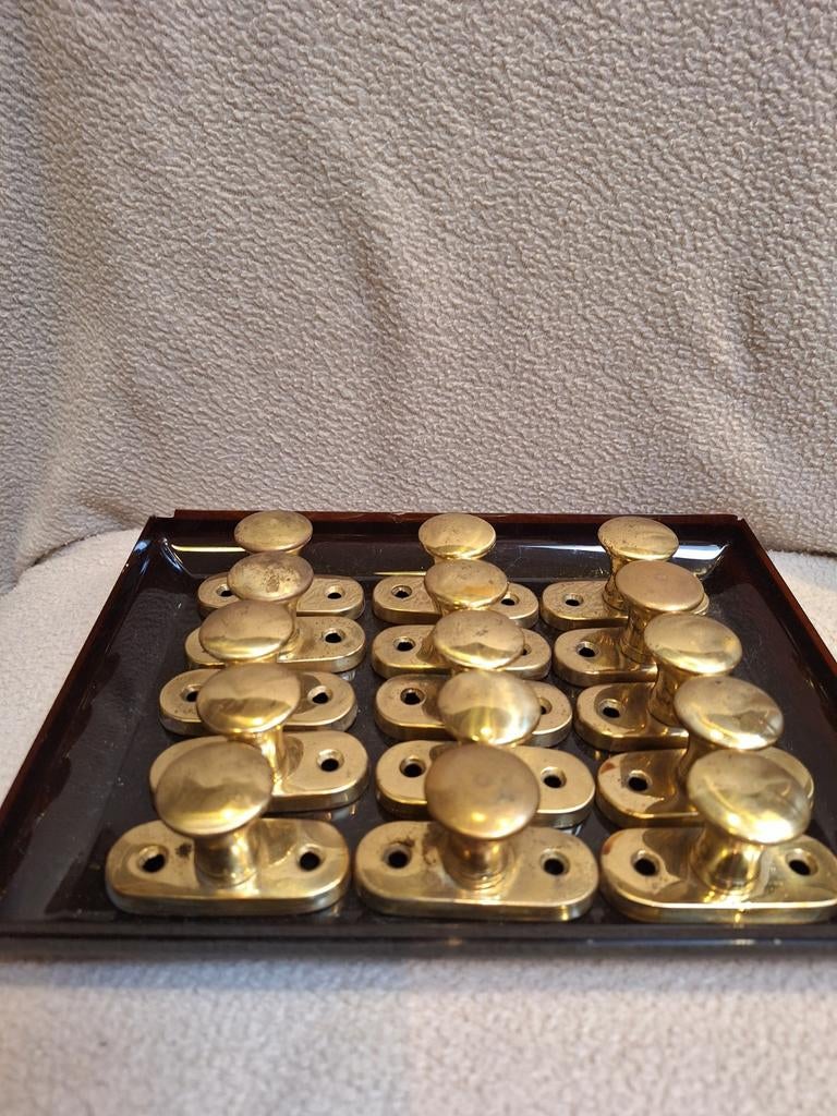 15 x Koperen handvat, Antiek en Kunst, Ophalen of Verzenden, Koper