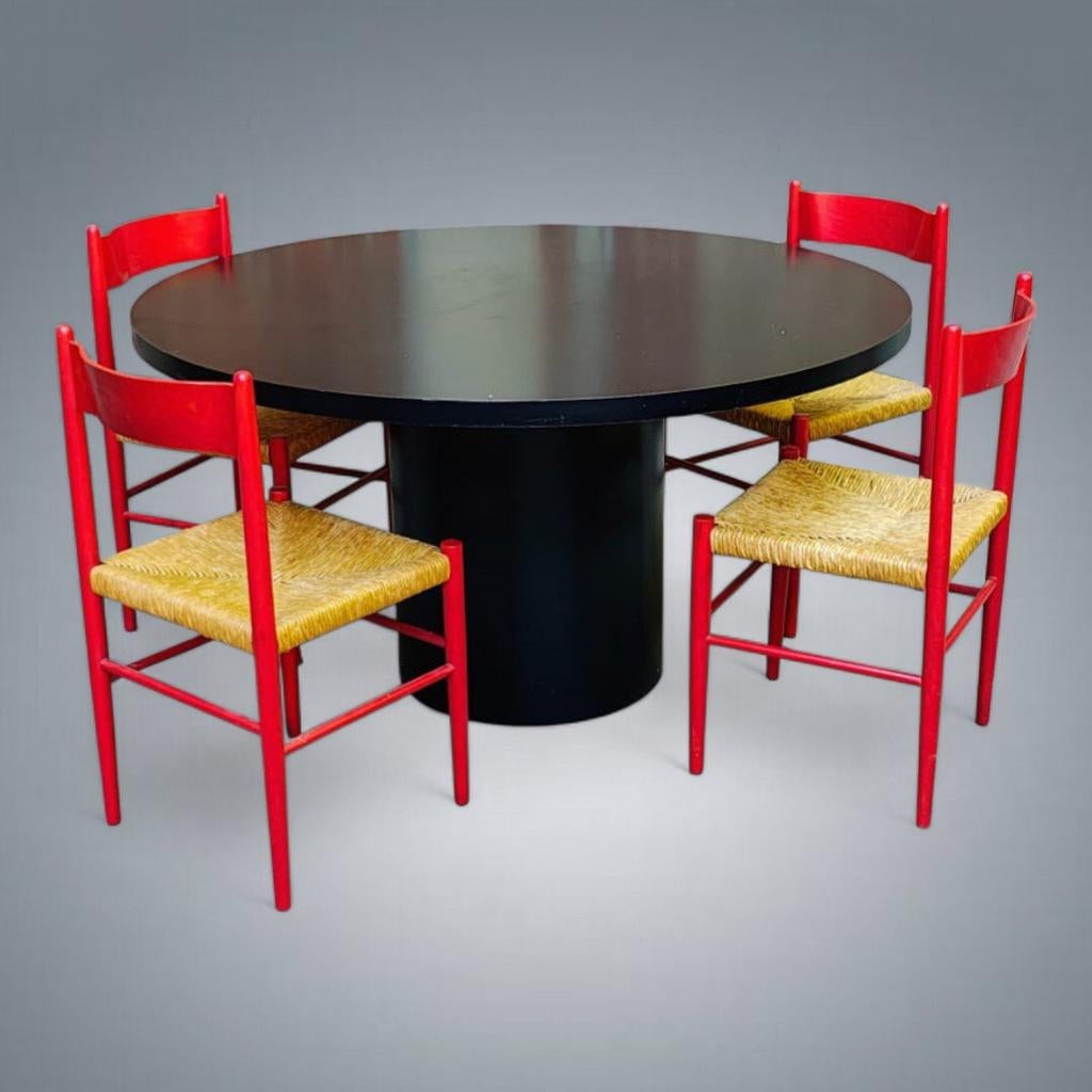 Vintage tafel en stoelen, Ophalen