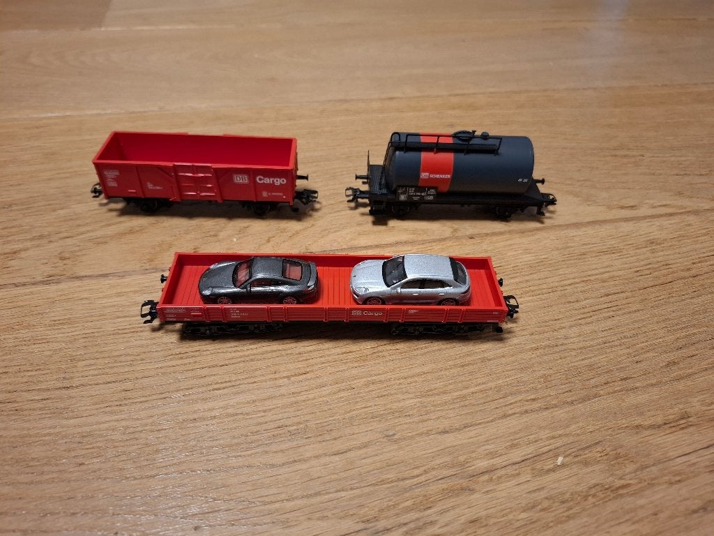 Märklin 44504 - Coffret de 3 wagons de marchandises DB, Enlèvement, Comme neuf, Wagon, Märklin