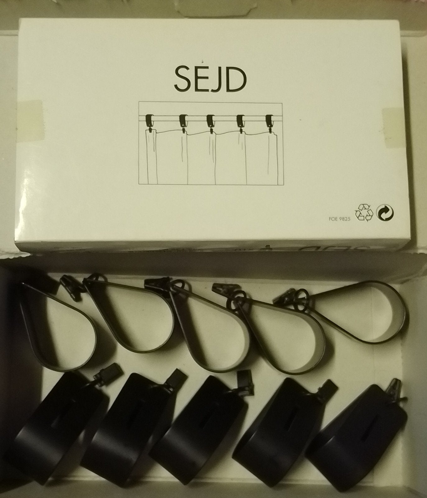 2 sets SEJD GORDIJNRINGEN , Ophalen, Nieuw