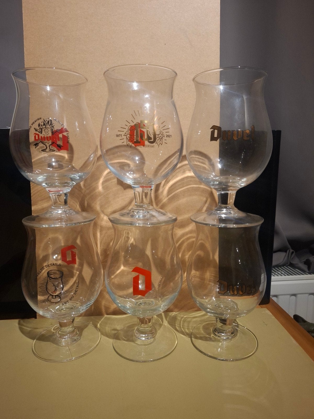 6 duvel glazen, Enlèvement ou Envoi, Duvel