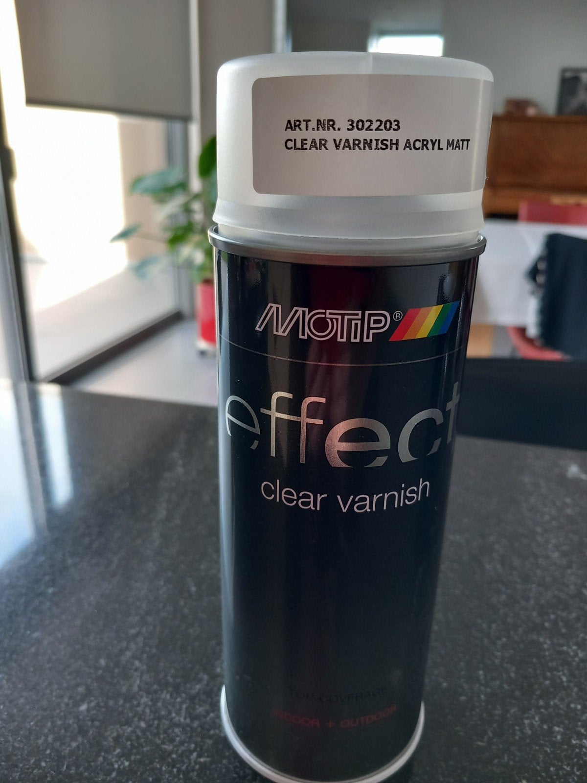 Vernis acrylique mat en spray de Motip, incolore, Bricolage & Construction, Enlèvement