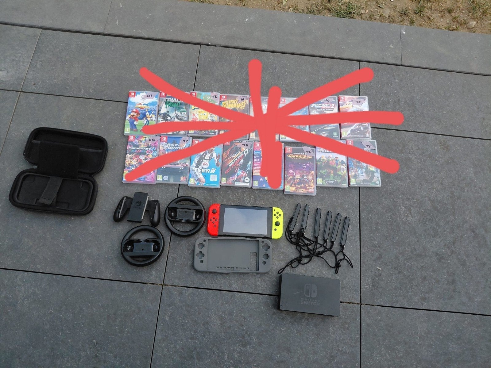 nintendo switch zonder spelletjes, Ophalen, Met 2 controllers, Switch Original, Gebruikt