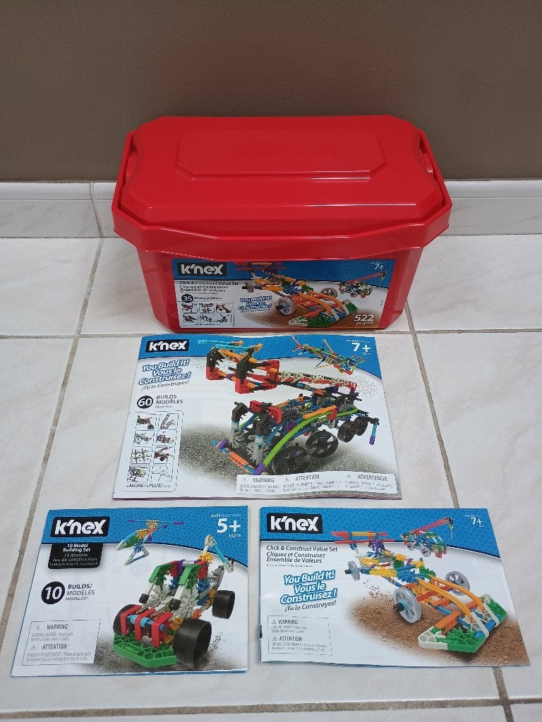 K'nex 3 sets, Kinderen en Baby's, Speelgoed | Bouwstenen, Ophalen, Zo goed als nieuw, K'nex