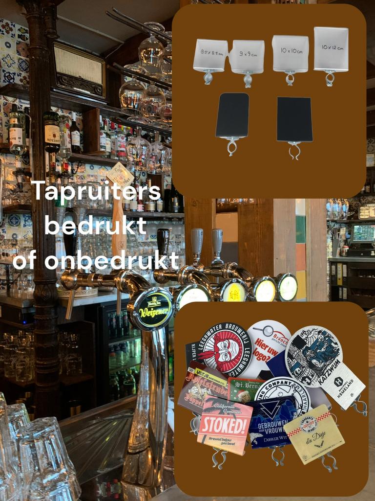 tapruiter tapkaart, Verzamelen, Biermerken, Verzenden, Nieuw, Reclamebord, Plaat of Schild, Overige merken