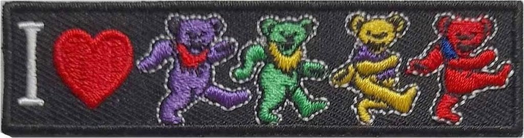 Grateful Dead - I Love Bears - Patch officiële merchandise, Ophalen of Verzenden, Nieuw
