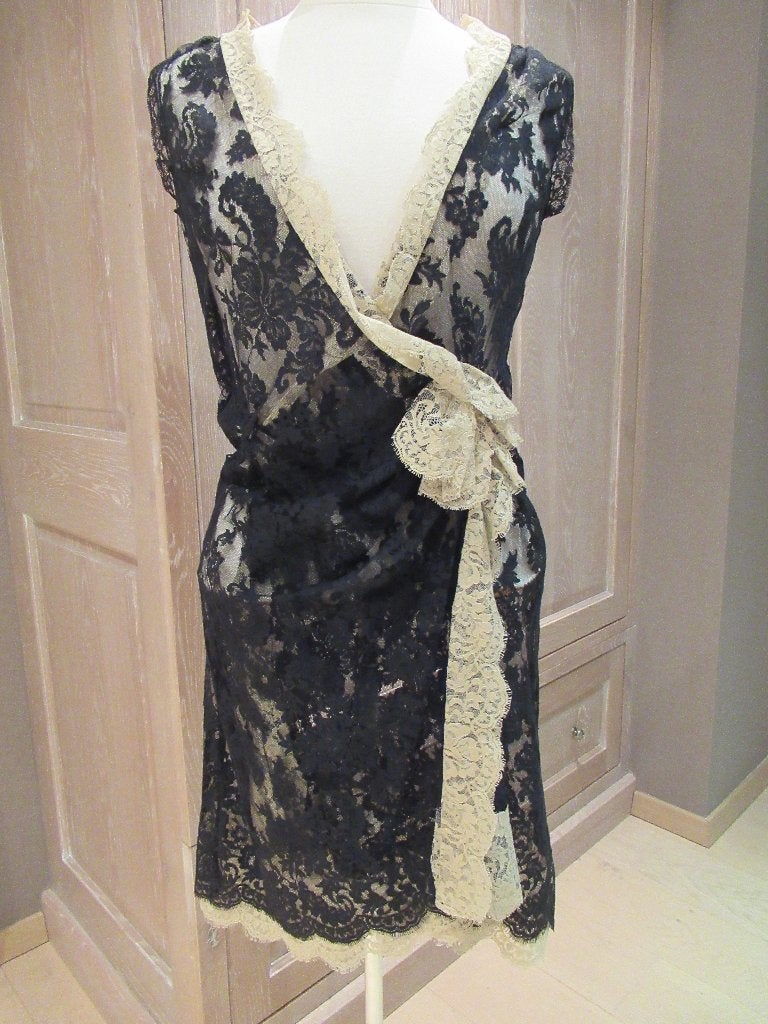Just in Case nieuwe kanten jurk, mt 38, Kleding | Dames, Just in Case, Verzenden, Nieuw, Zwart