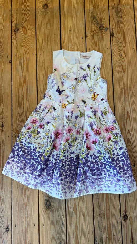 Robe à fleurs Kehzo Kids taille 6 à 7 ans en bon état, Enlèvement, Comme neuf, Fille, Robe ou Jupe