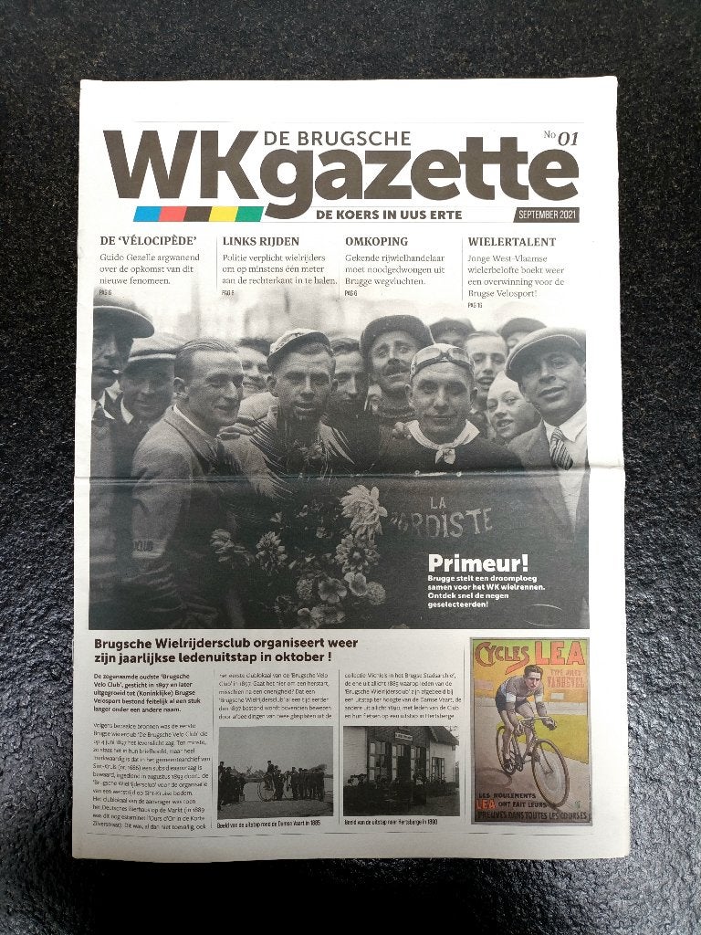 De Brugsche WK Gazette, Boeken, Verzenden, Zo goed als nieuw, Krant