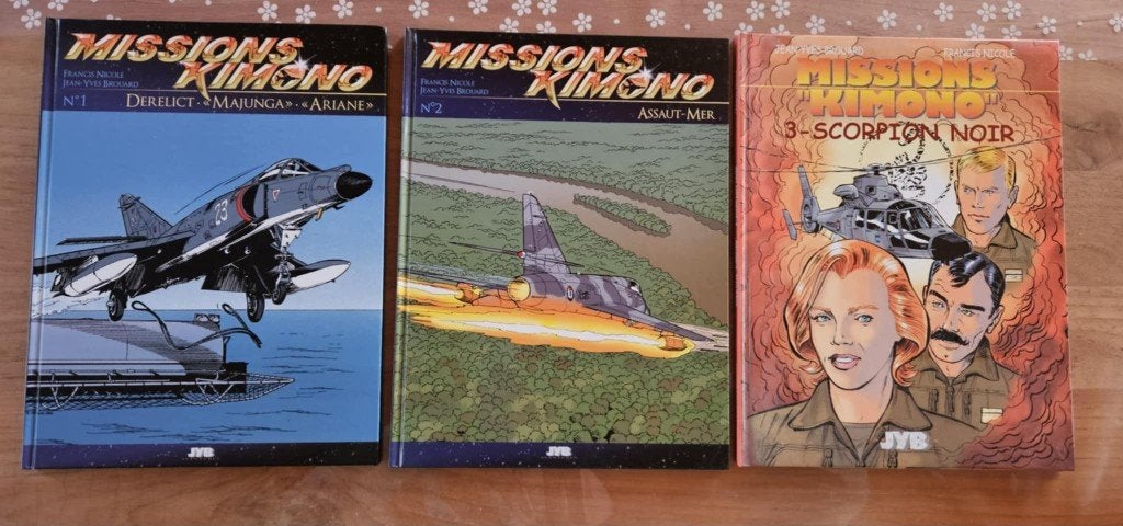 Lot 3 BDs Missions Kimono tomes 1 - 2 - 3, Plusieurs BD, Enlèvement ou Envoi, Comme neuf
