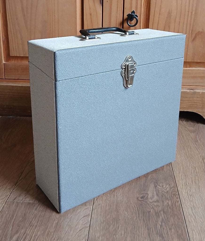 Oude Houten LP Platenkoffer, Ophalen, Gebruikt