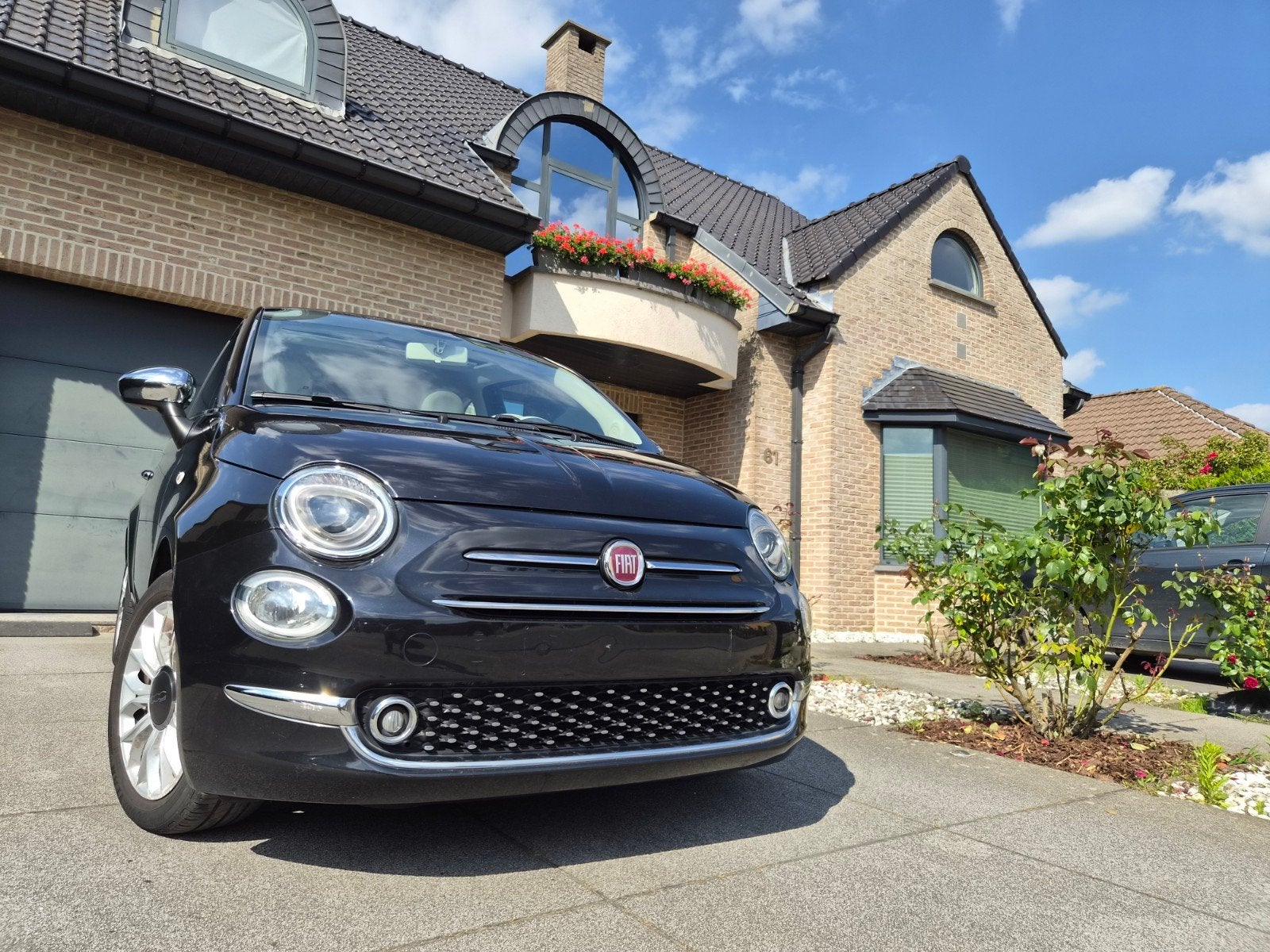 Fiat 500 1.2i Lounge / *CARPLAY / NAVI / DAK-TOIT PANO*, Achat, Euro 6, Entreprise, Phares entièrement LED