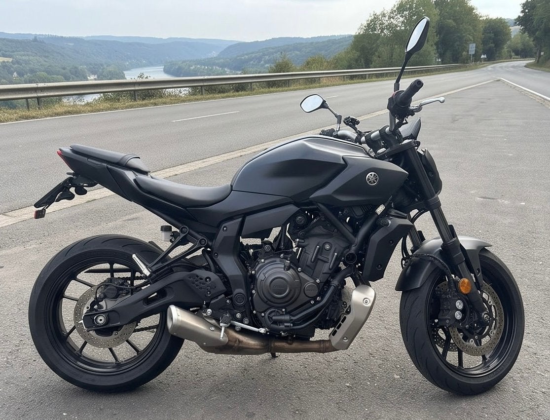 Yamaha MT-07 2025 slechts 2.700 km Yamaha-garantie, Motoren, 2 cilinders, Occasion, Particulier, ABS