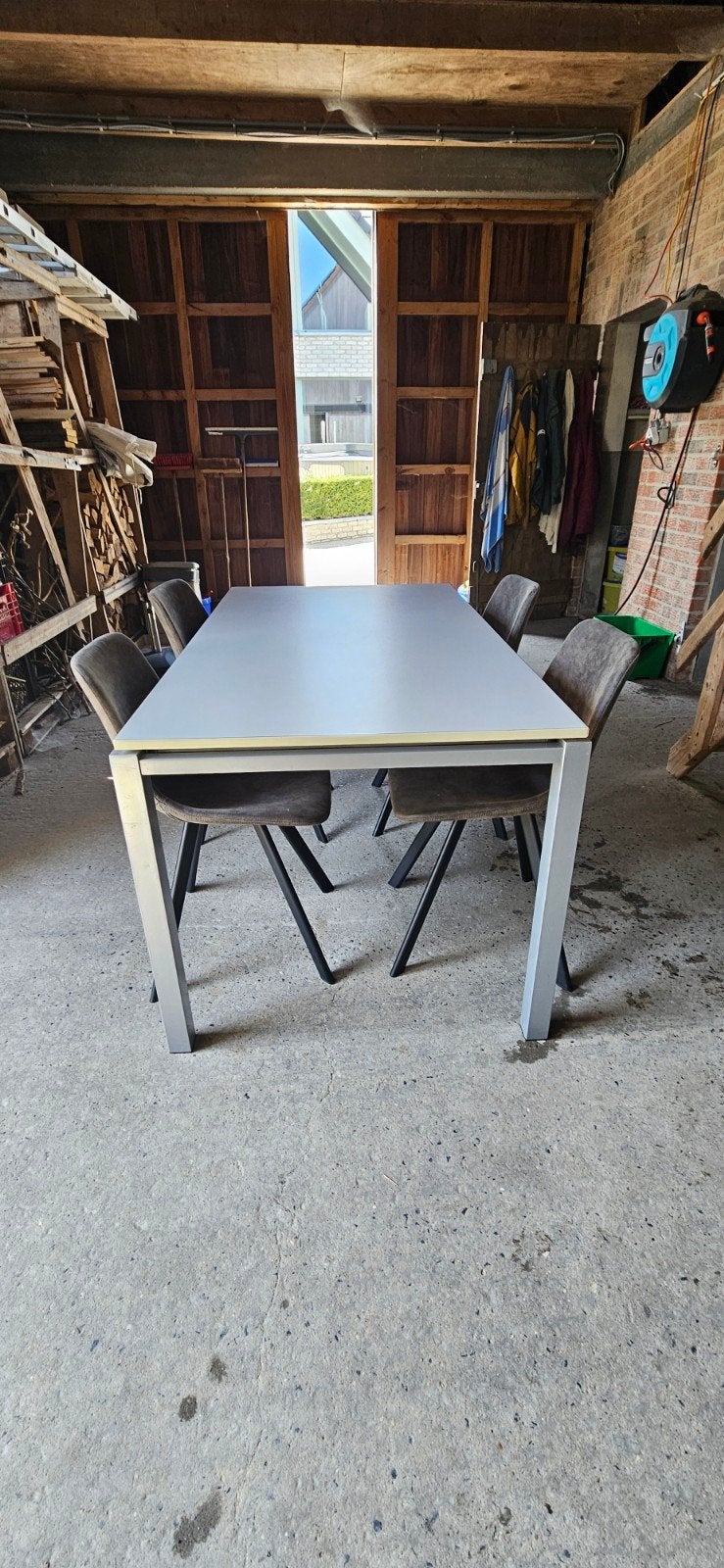 Keukentafel met 4 stoelen, Huis en Inrichting, Tafels | Statafels, Ophalen