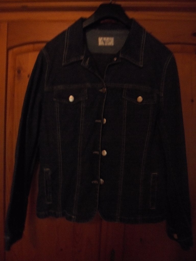 2 delig Antonelle jeans jas 44 en rok 46, Ophalen of Verzenden, Zo goed als nieuw, Maat 42/44 (L)