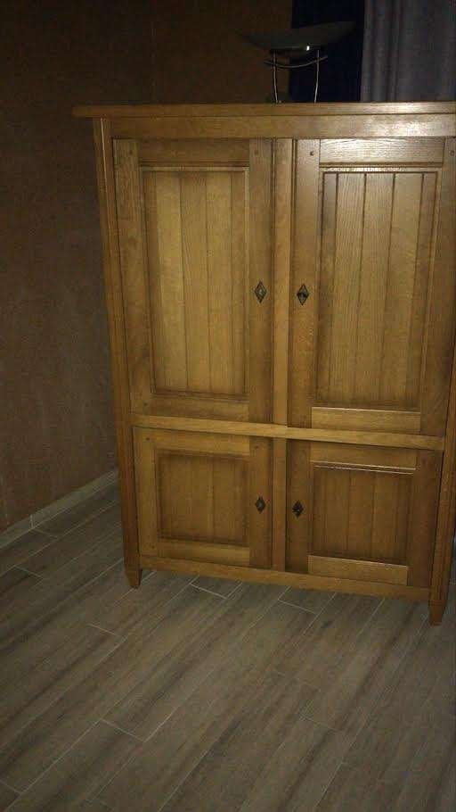 meuble  TV, Teck, Ancien, Comme neuf, 100 à 150 cm