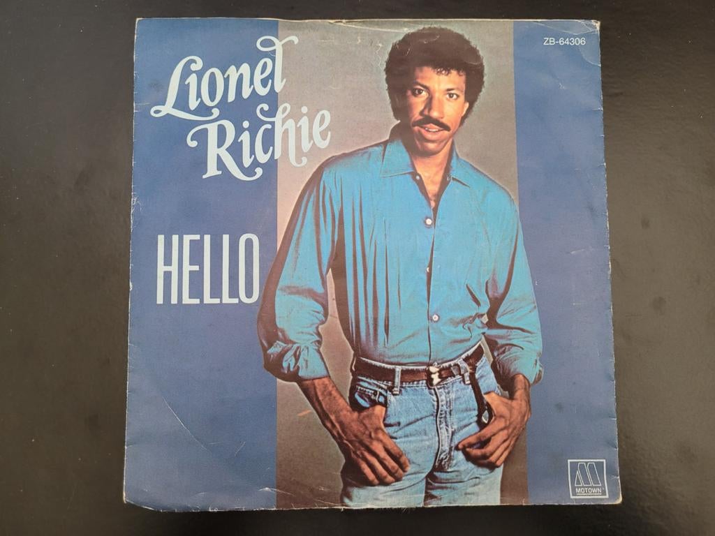 Vinyl Single Lionel Richie - Hello, Enlèvement ou Envoi, Utilisé, Single