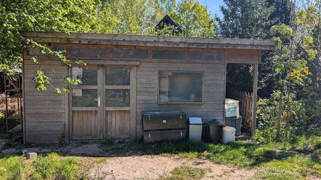 Tuinhuis, 200 à 400 cm, 2 fenêtres, Enlèvement, Utilisé