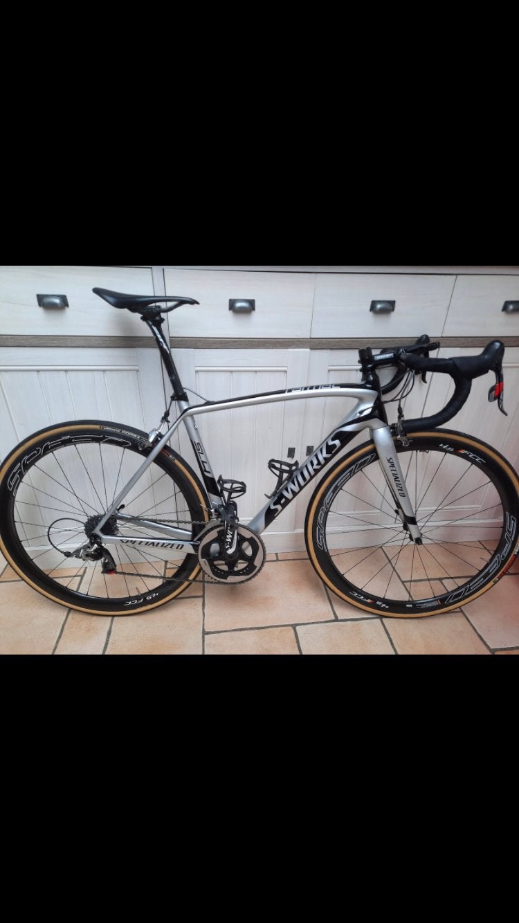 Vélo de course Specialized S-works Tarmac, Enlèvement, Comme neuf, Carbone, Autres marques
