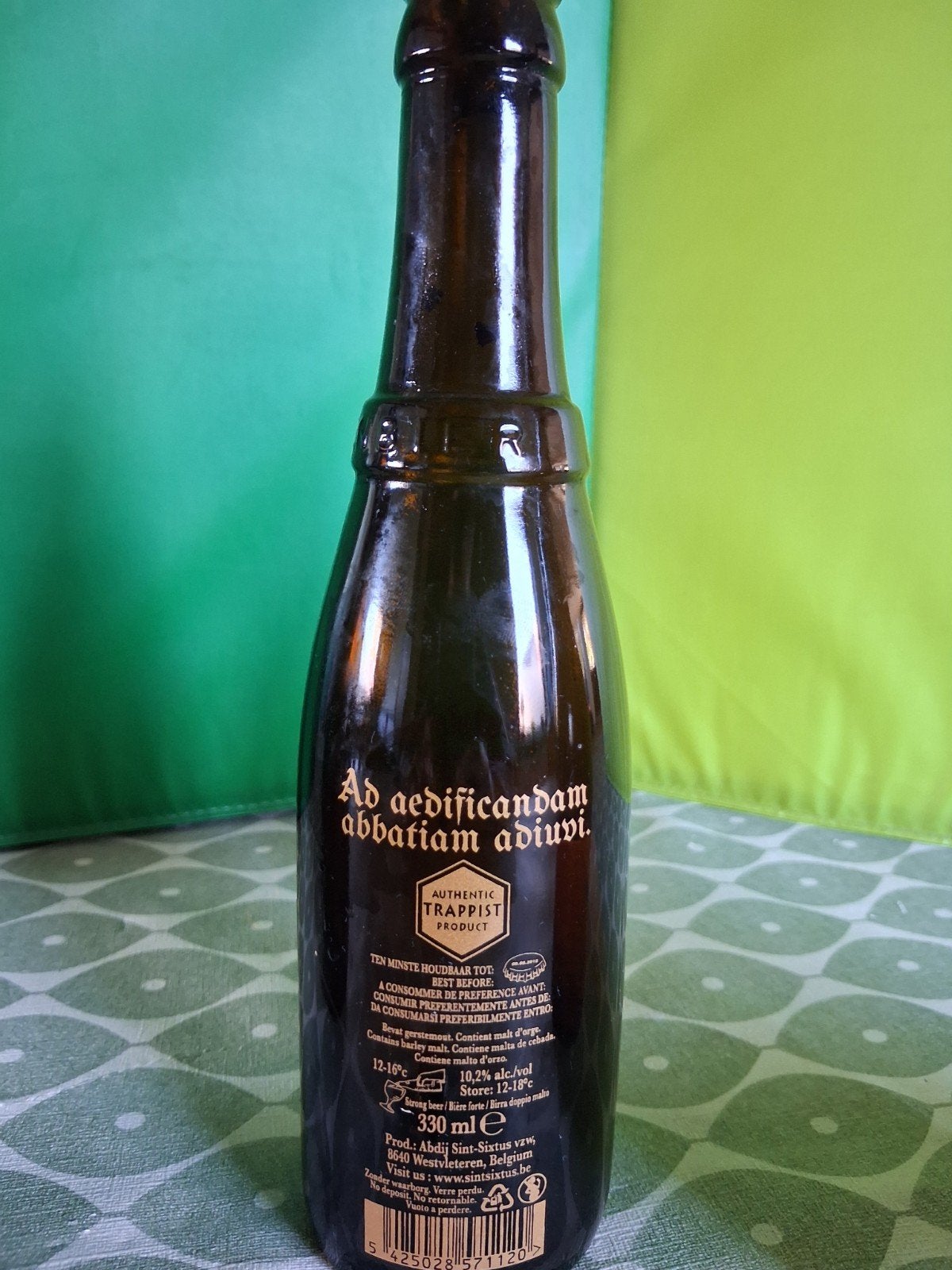 4 lege westvleteren XII flesjes, Verzamelen, Ophalen, Gebruikt, Flesje(s), Overige merken