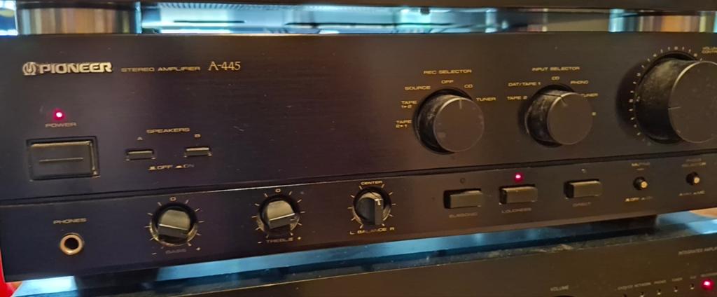Versterker Pioneer A445, Audio, Tv en Foto, Versterkers en Ontvangers, Ophalen, Gebruikt, 60 tot 120 watt, Pioneer