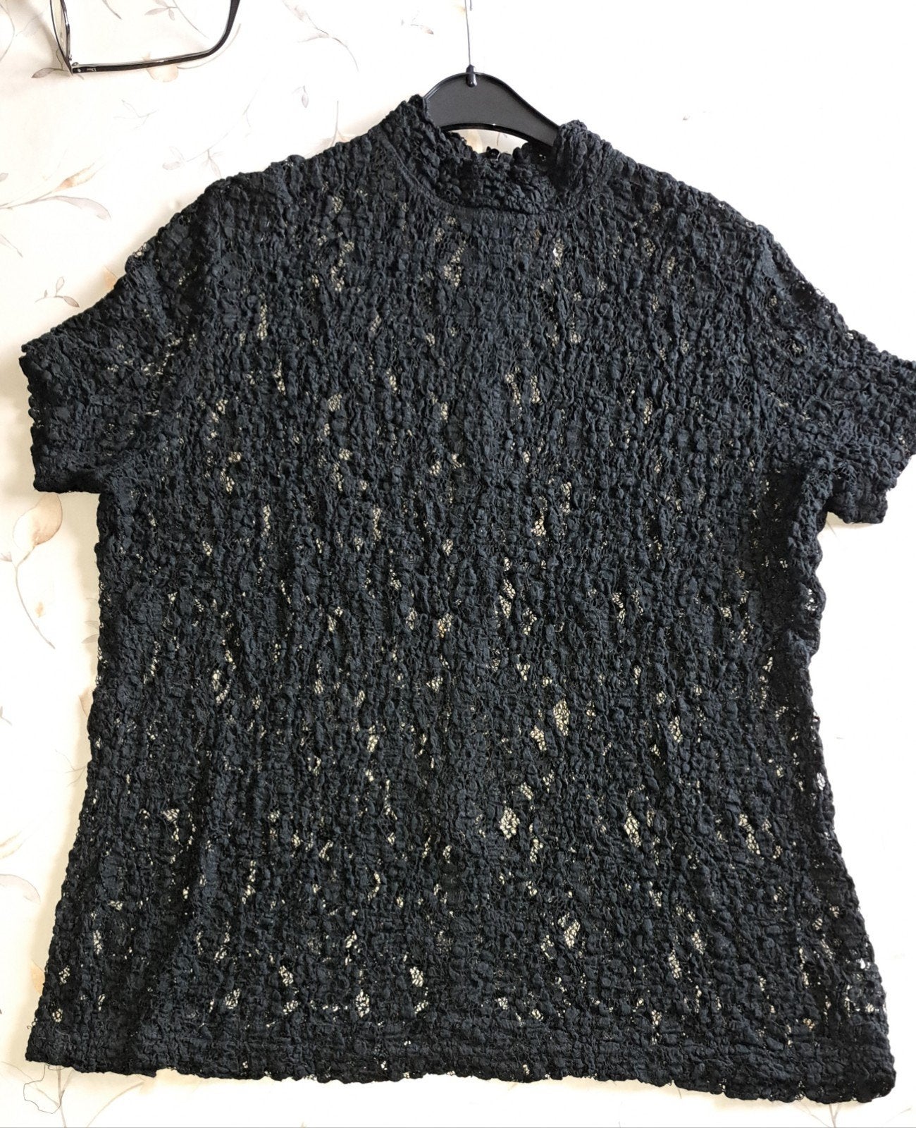 mooi zwart bloesje mt 44 zie tekst, Kleding | Dames, Zwart, Maat 42/44 (L), Ophalen of Verzenden, Zo goed als nieuw