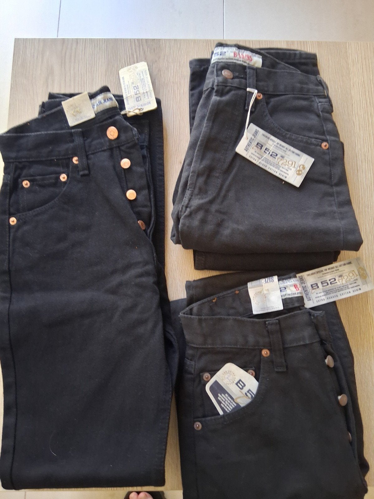 3 nieuwe jeans B52, Ophalen