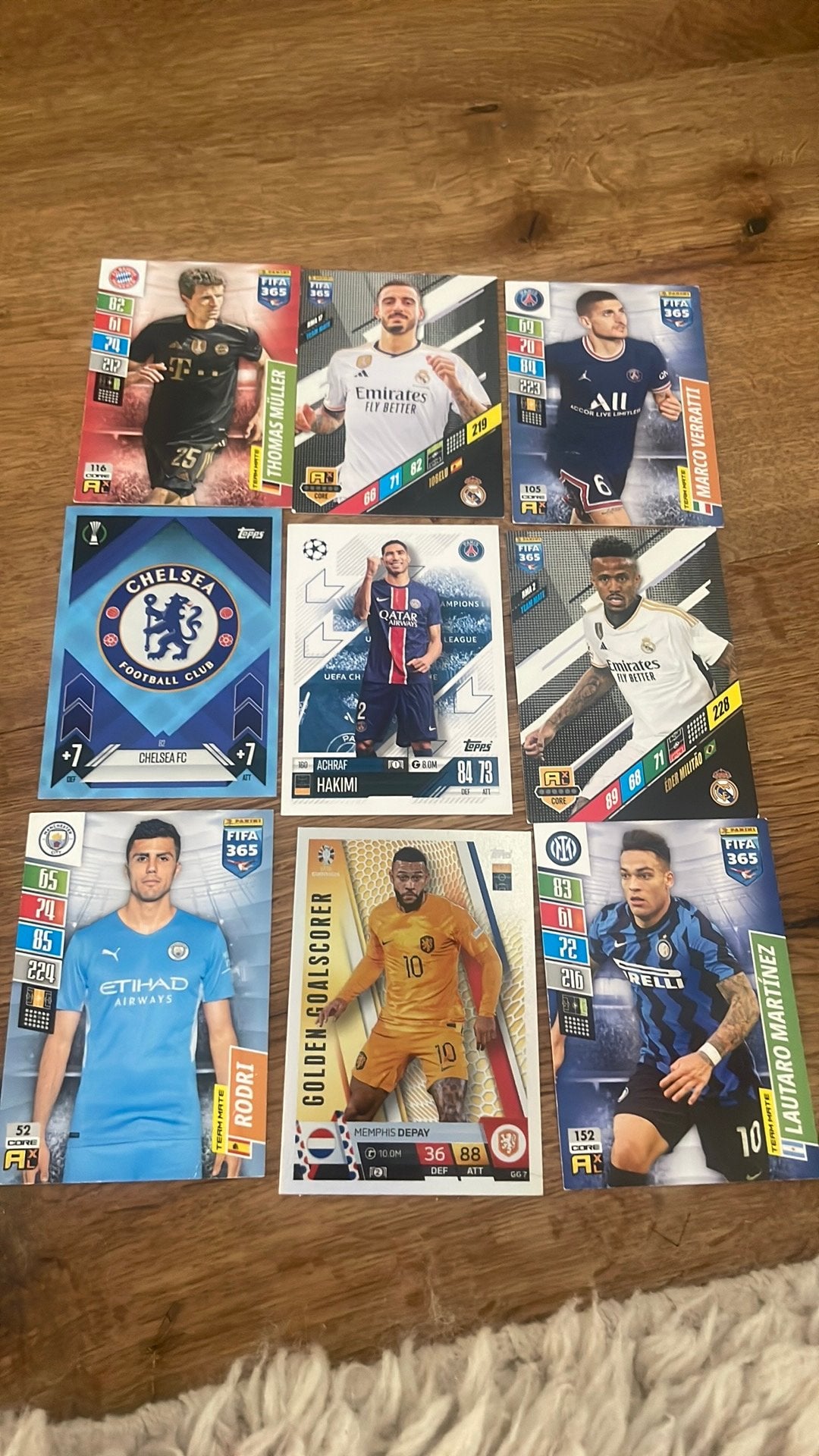 Voetbalkaarten, Hobby en Vrije tijd, Stickers en Plaatjes, Ophalen, Gebruikt