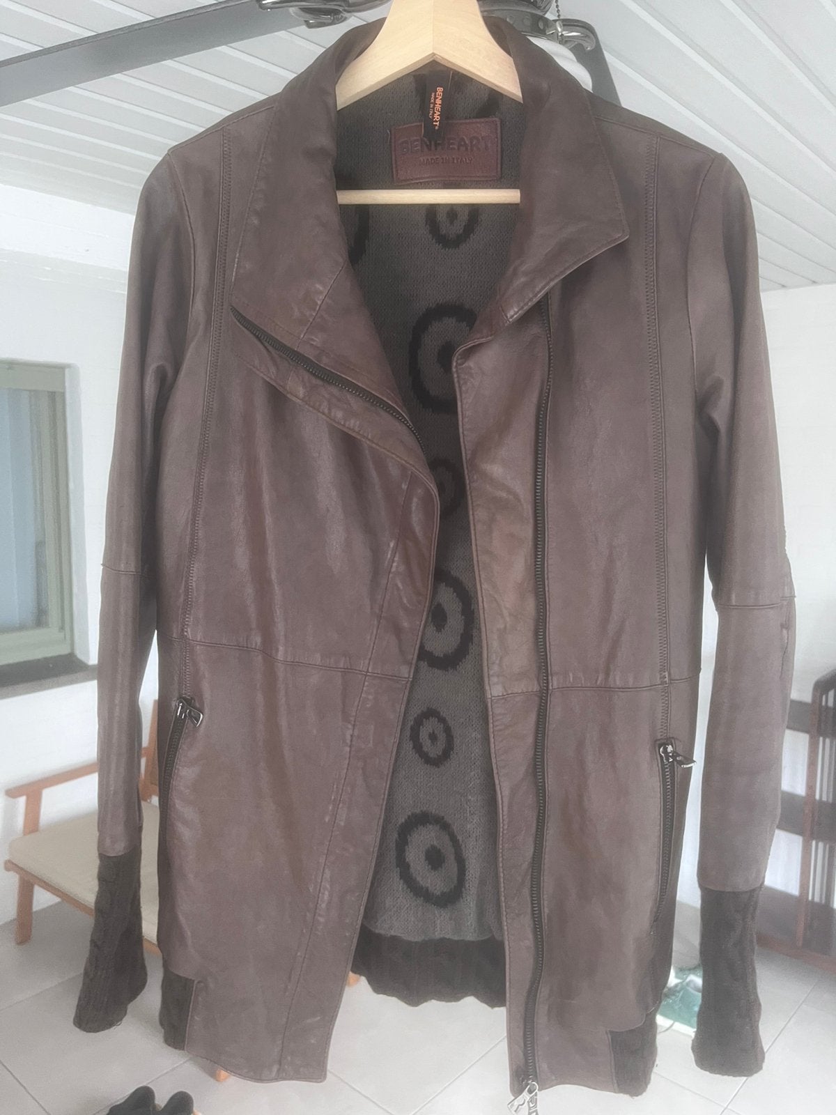 Benheart lederen damesjas - Made in Florence, Kleding | Dames, Ophalen of Verzenden, Zo goed als nieuw, Jasje