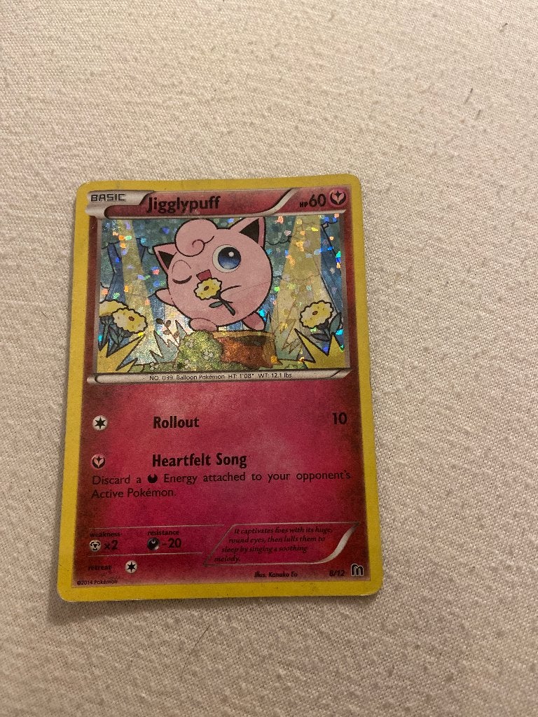 Jigglypuff, Hobby en Vrije tijd, Verzenden, Zo goed als nieuw, Losse kaart, Foil