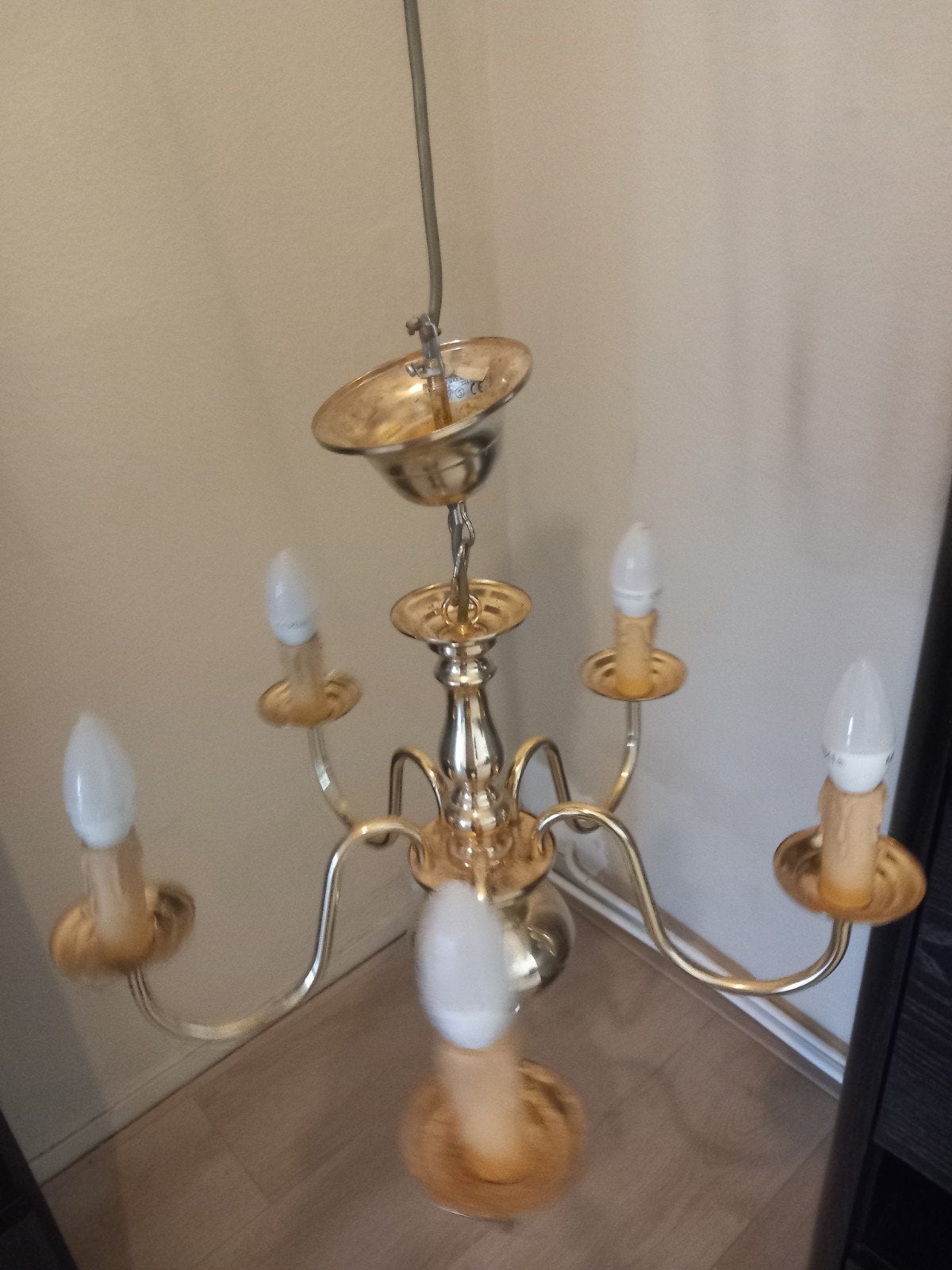 Wegens verhuis retro luster, Ophalen