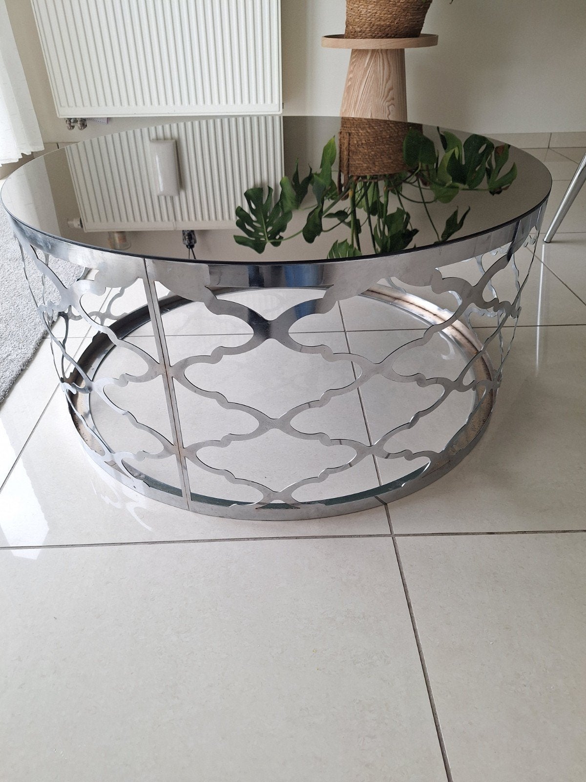 table salon miroir 85 cm, Enlèvement