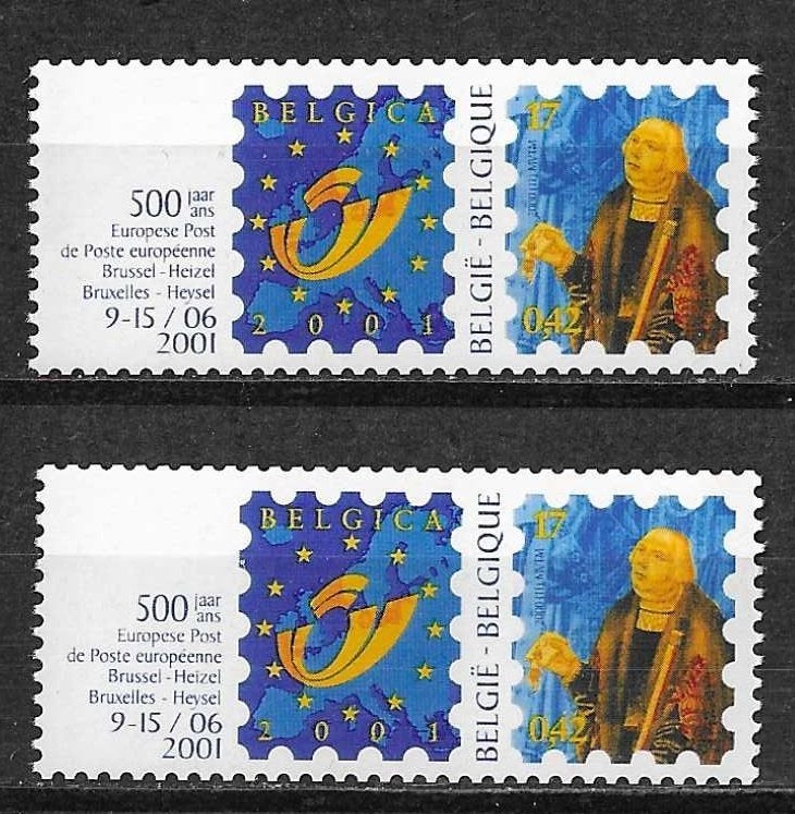 Belgique OPC R97 + R98 Belgica 2001 **, Enlèvement ou Envoi, Non oblitéré, Neuf