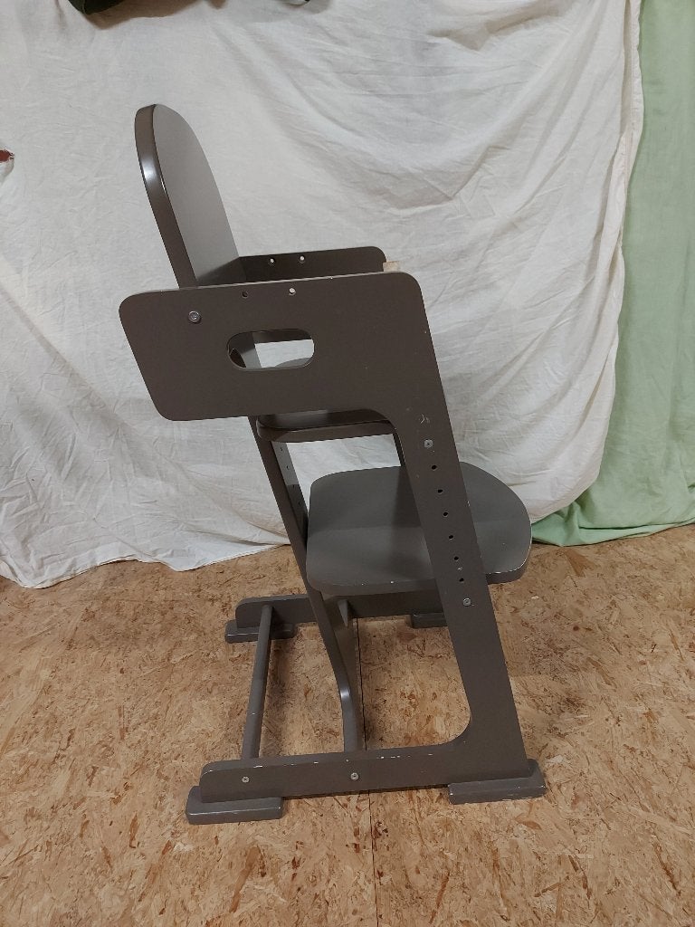 meegroeistoel voor kinderen (bruin), Enlèvement, Utilisé, Chaise évolutive, Réducteur de chaise